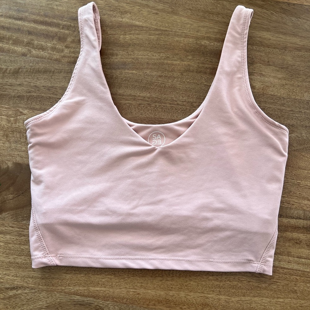 Light Pink workout top